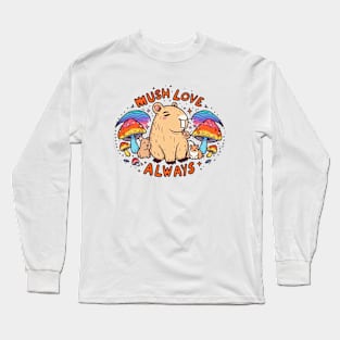 Capybara - Mush Love Long Sleeve T-Shirt